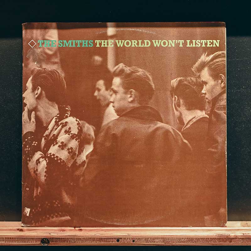 Foto des Schallplattencovers, The World Won't Listen by the Smiths on 23 February 1987