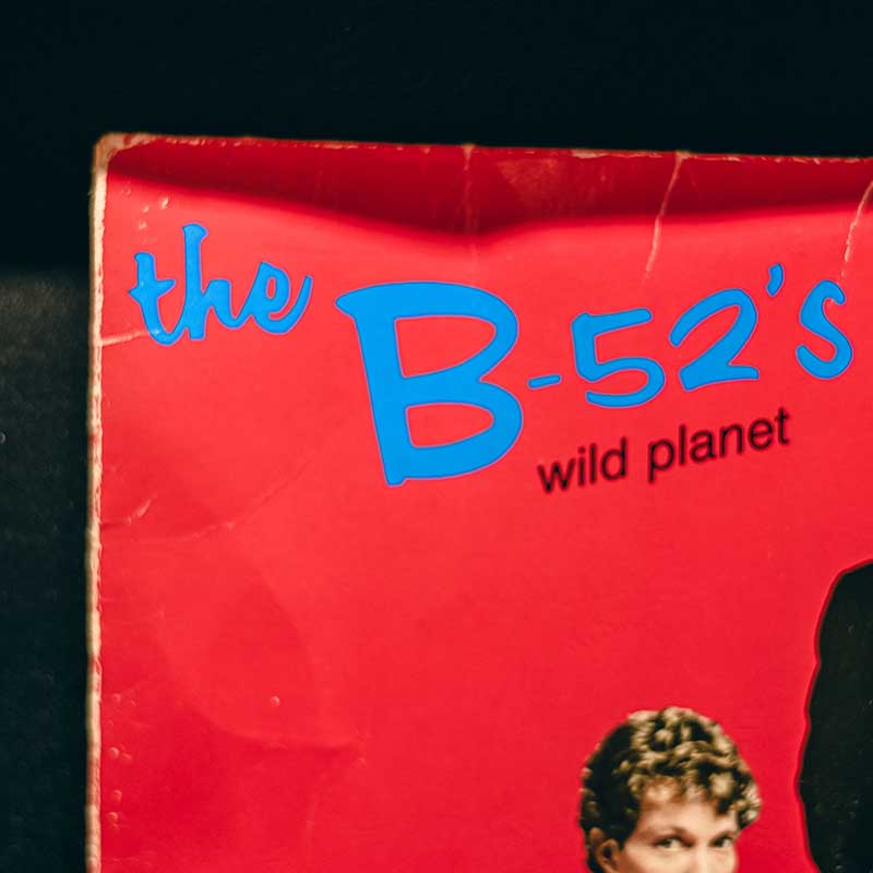 Detail Foto des Schallplattencovers, Wild Planet by The B-52’s